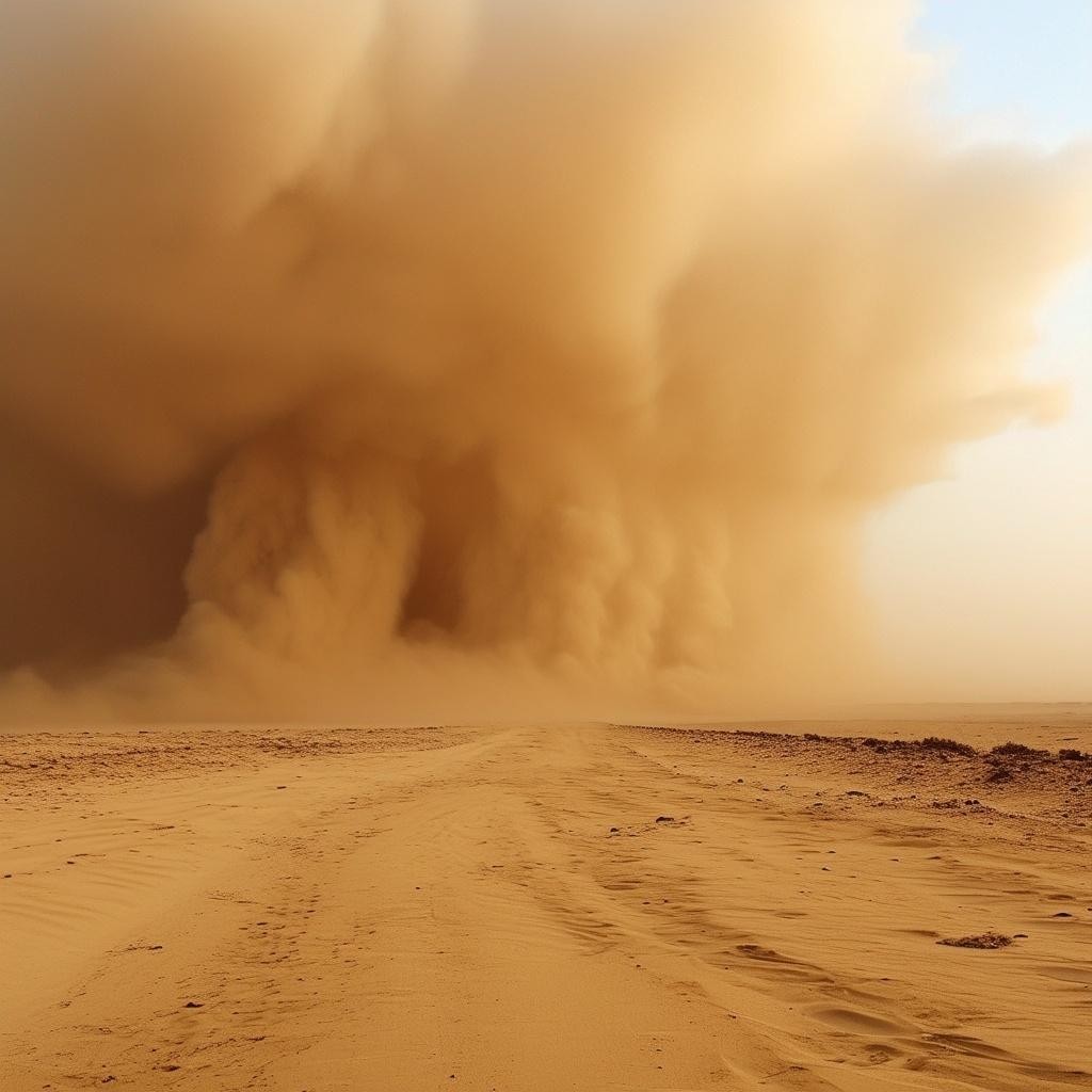 عاصفة رملية